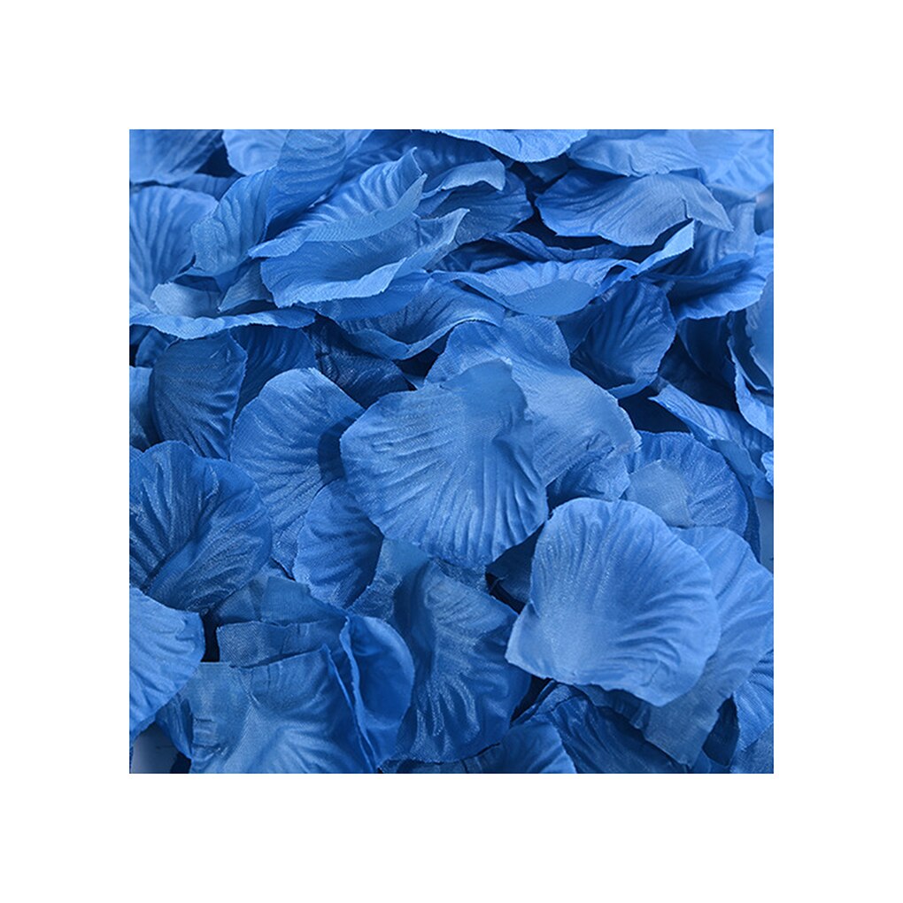 100 stk silkebløde kunstige rosenblade farverige bryllup romantisk silke rose blomst til bryllup dekoration forsyninger: Nr. .9