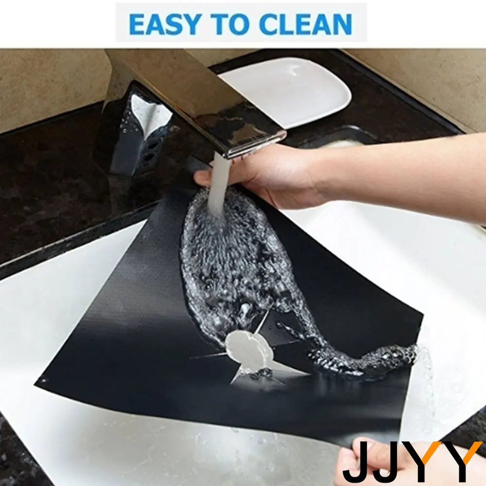 Reusable Universal Stove Burner Covers 1/2/4Pcs Nonstick Oven Liner Protector Sheets Kitchen Essential Cookware Accessories