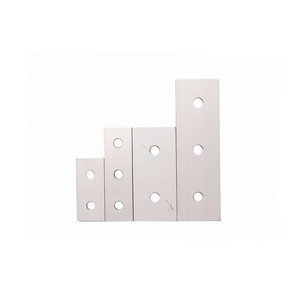 1pcs Angle Connector Aluminum Mount Plate for connector 20/30/40/45 2/3/ 4 Hole Link End Parallel Vertical Joint Connect