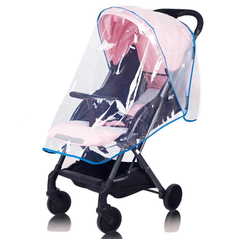 Baby stroller PEVA Rain Cover Universal Wind Dust Shield with windows For Strollers accessories Rain Cover Transparent