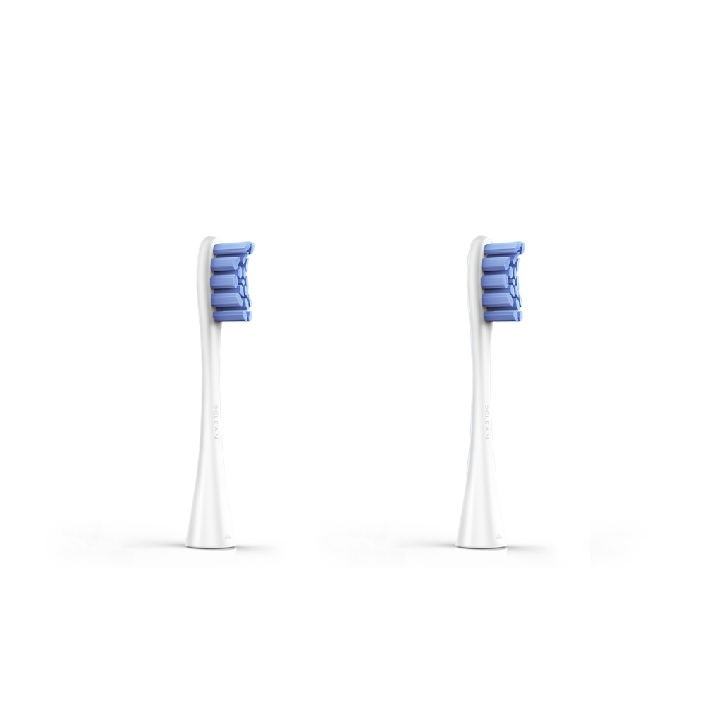 Original 2Pcs Oclean X/Z Replacement Brush Heads High-density Brilliant Planting Brush Heads for Electric Sonic Toothbrush: Default Title