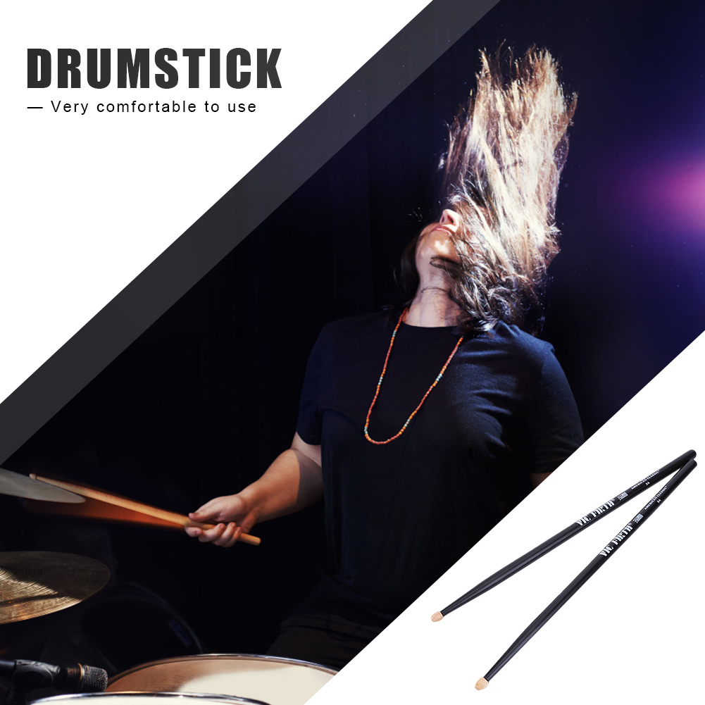 1 Pair 5A Drum Sticks Classic Maple Wood Drumsticks Colorful Drum Stick Percussion Instrument Accessories Drum Set