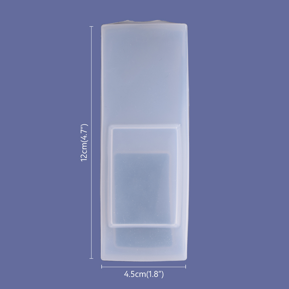 1PCS Remote Control Cover Silicone Transparent TV Remote Control Case Air Conditioning Dust Protect Storage Bag: 12x4.5 d