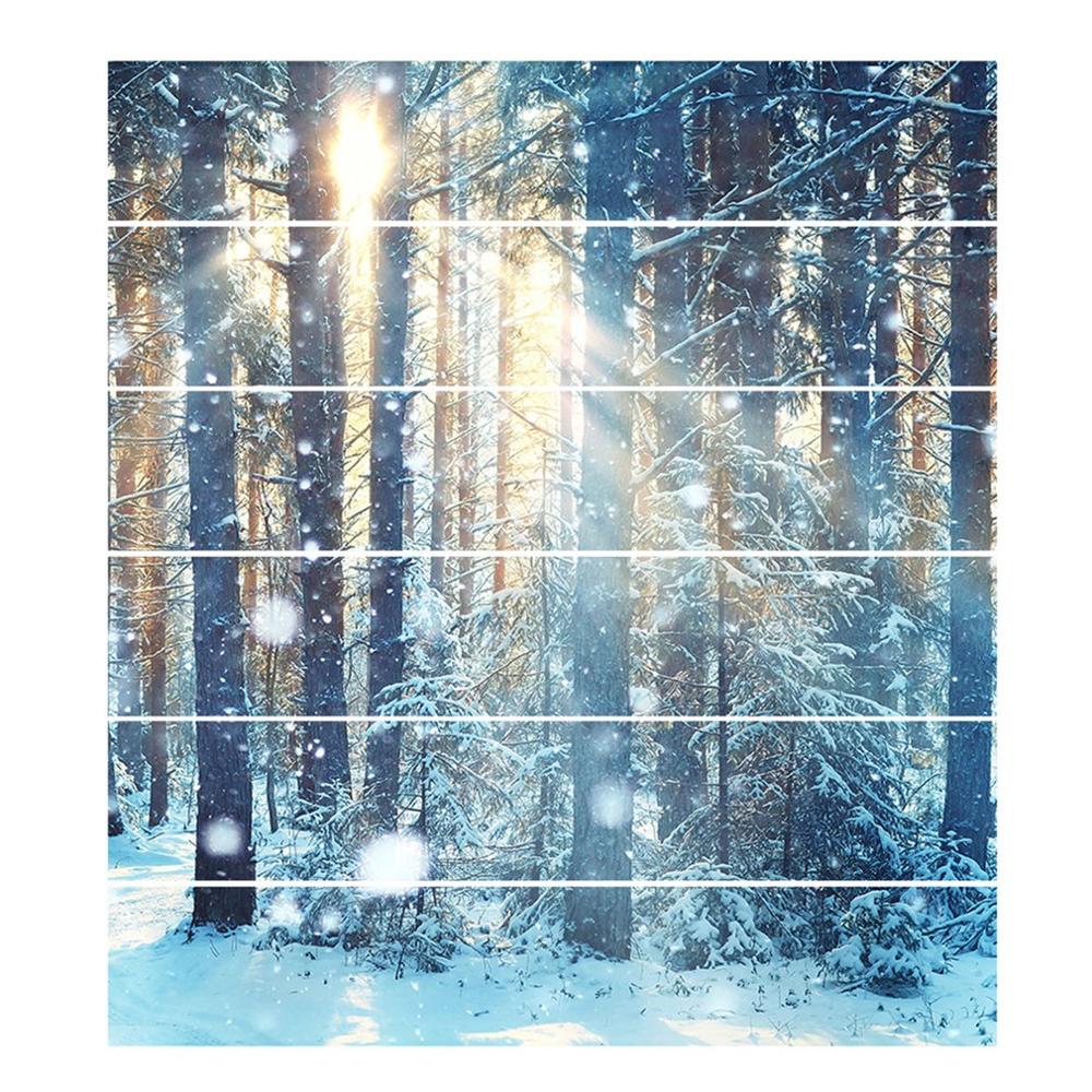 Adesivi natalizi sulle scale albero di natale decorazione per Festival fai-da-te decalcomania sulle scale decorazioni per la casa 2020 capodanno
