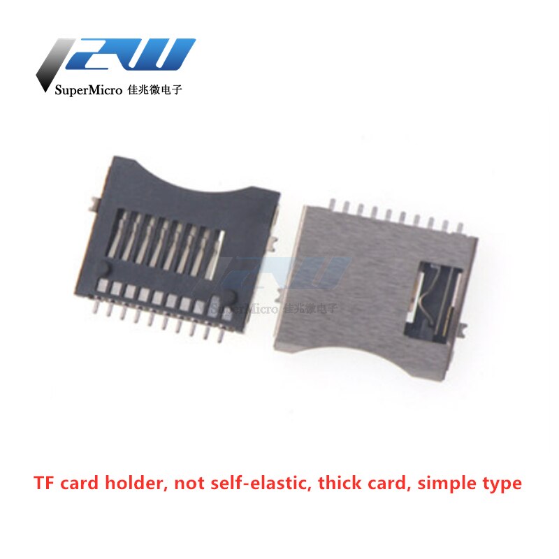 5Pcs Sd/Tf Kaarthouder Card Slot Kaart Lade Size/Lengte Body Met Self-Elastische 2/2: T