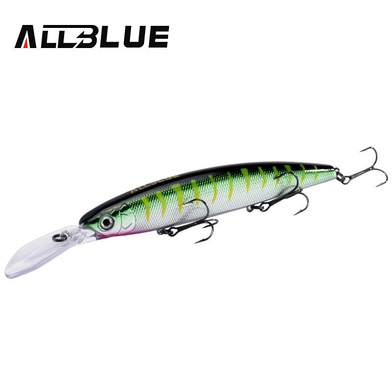 ALLBLUE CRAFTY 130SF Fishing Lure 130mm 27.5g Wobbler Slow Floating Minnow Longbill Plastic Bait Fishing Tackles Crankbait Plast
