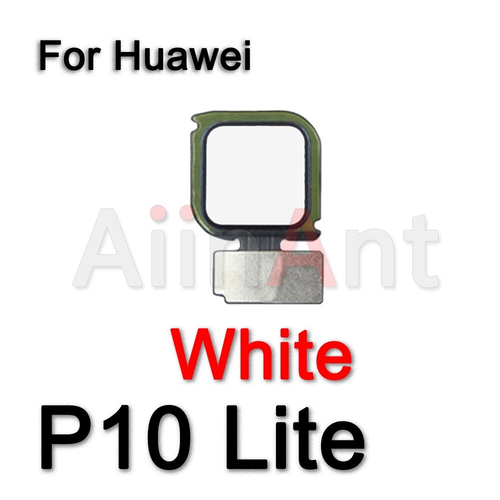 Câble flexible Original de capteur d'empreinte digitale de clé de bouton arrière à la maison pour Huawei P 10 20 30 P10 P20 P30 Lite: P10 Lite White