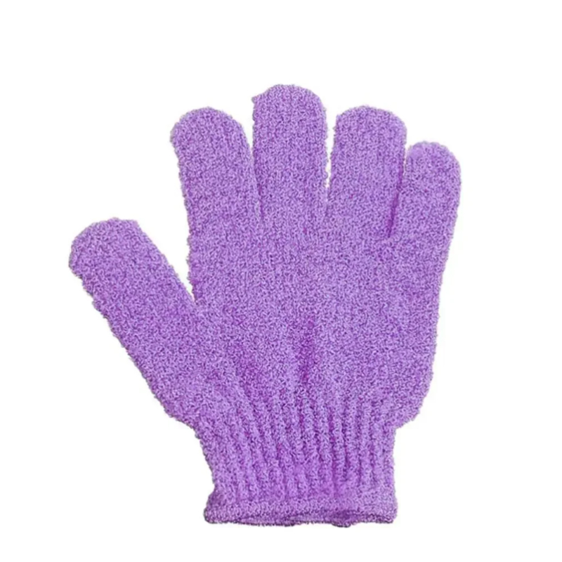 Gant de toilette de nettoyage du corps, brosse douce, maison, hôtel, salle de bain, boule de douche, ensemble d'épurateur de dos, serviette exfoliante pour la peau, gants de bain: Black