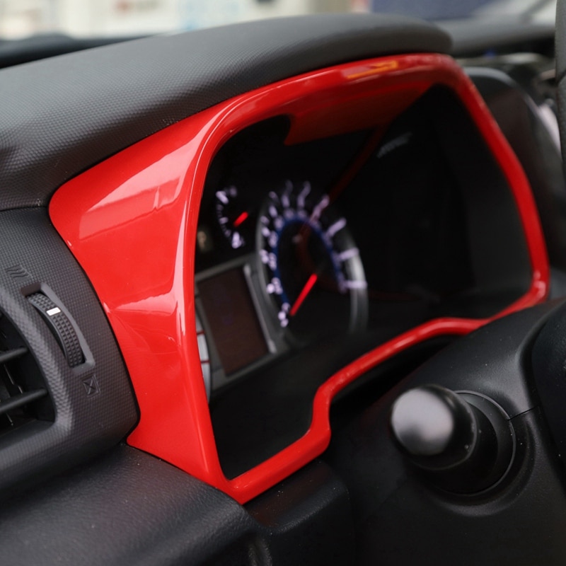 NewCar Red ABS Dashboard Frame Decor Panel Cover Trim for Toyota 4Runner Car Accessories