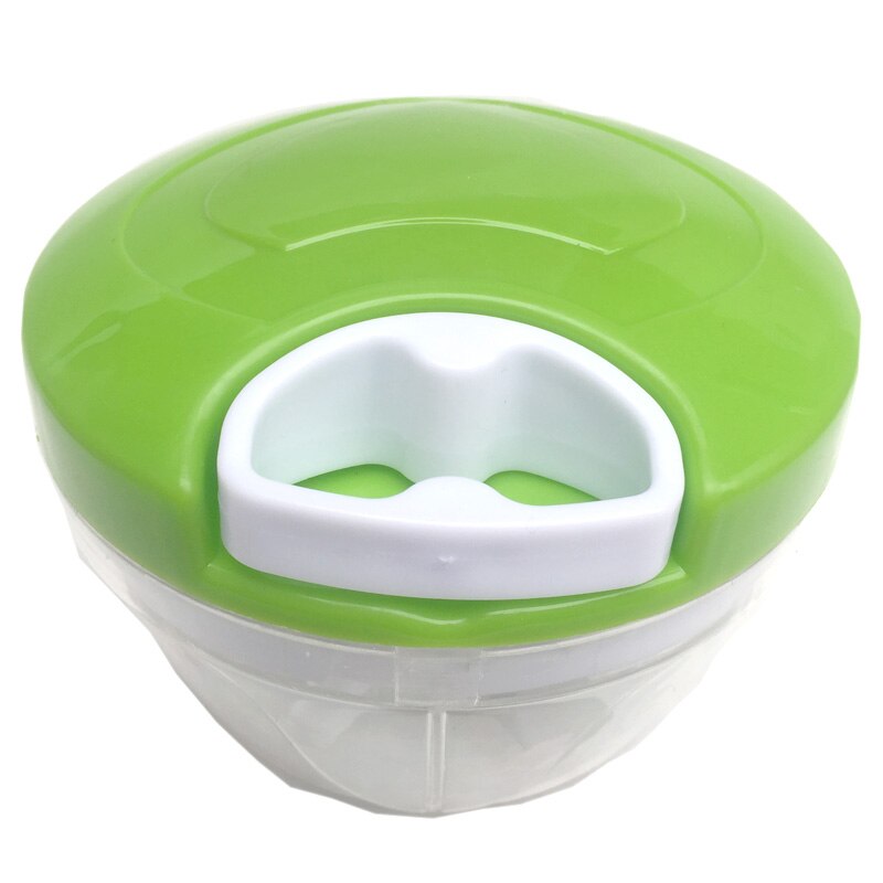Manual Food Processor Shredder Hand Pull Food Chopper Onion Nuts Grinder Portable Manual Vegetable Kitchen food Meat Chopper Sl: Green