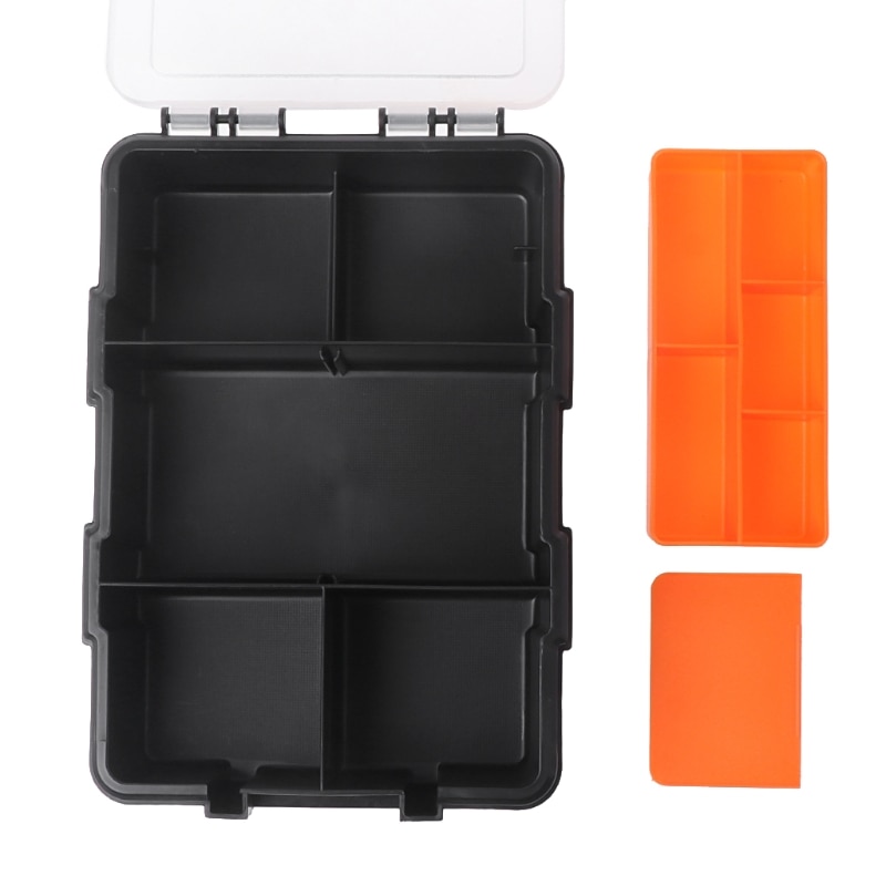 1 St Hardware Doos Transparant Multifunctionele Opslag Tool Case Plastic Organizer