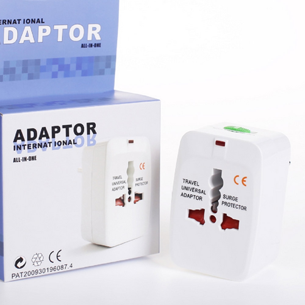 Universal International Plug Adapter World Travel AC Power Charger Adaptor With AU US UK EU Converter Plug