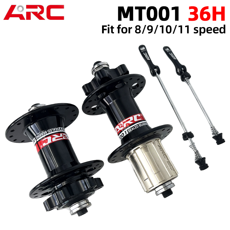 ARC Mt001 Bicycle Hub Mtb Noisy Cube for Shimano 8-12 Speed Bmx Rear Hub Sealed Bearing Hub QR 36 Hole Stainless Steel Freehub: WHITE