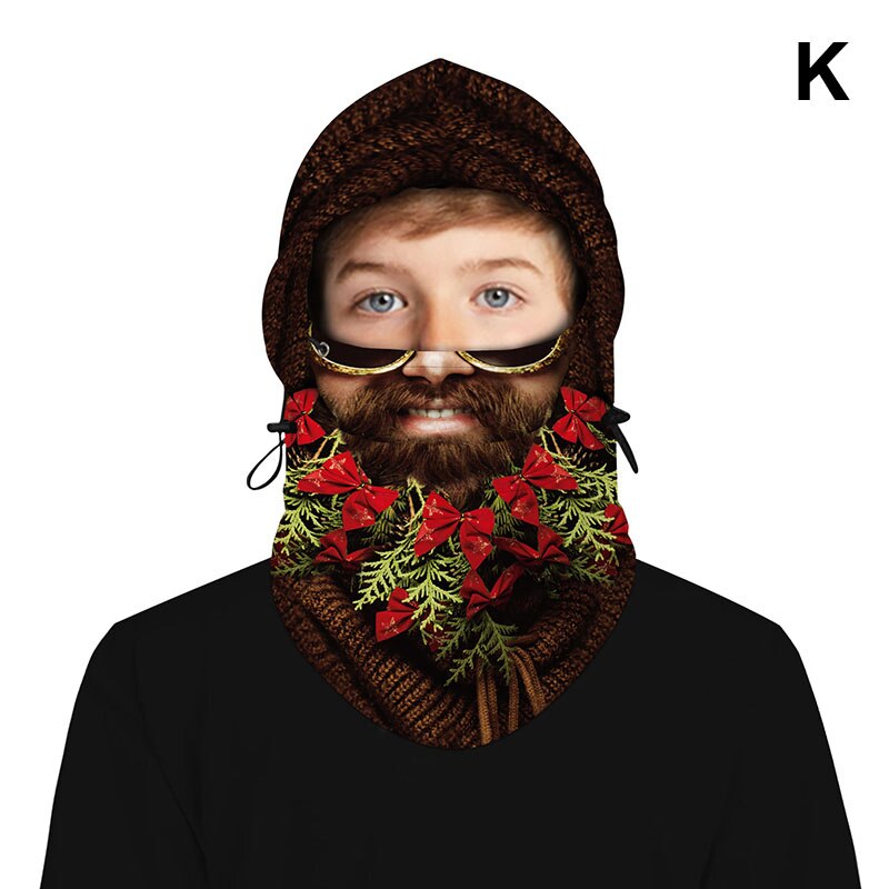 Mascarilla deportiva de seguridad para niños, máscara con capucha 3D, exterior, cálida, CNT 66: k