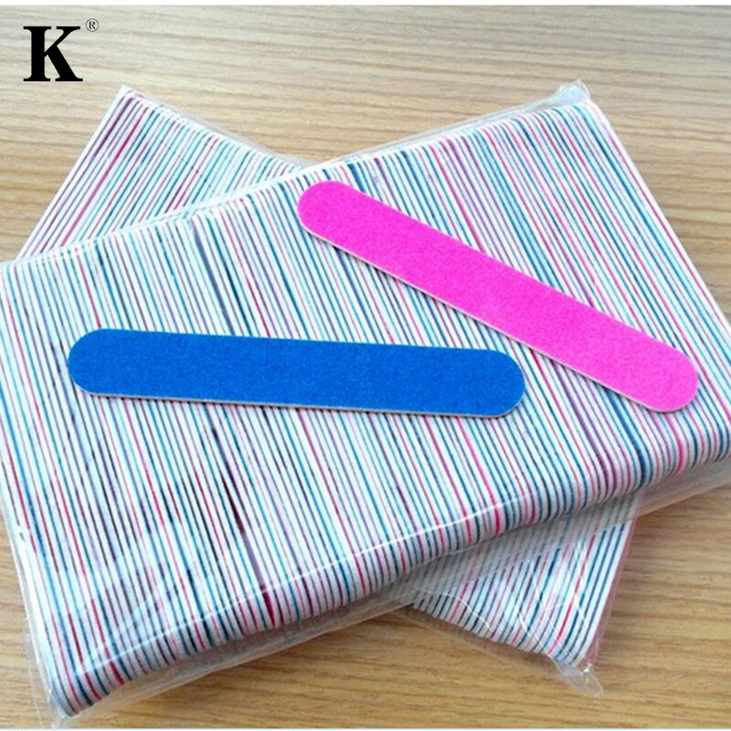 5 Stks/partij Nail Art File Gereedschap Schuren Buffer Voor Salon Manicure Uv Gel Polijstmachine