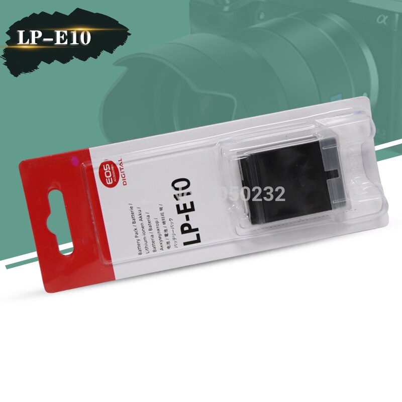 7.4V 860 Mah LP-E10 Lp E10 LPE10 Camera Batterij Voor Canon Eos 1100D 1200D 1300D Kus X50 X70 X80 eos Rebel T3 T5 T6