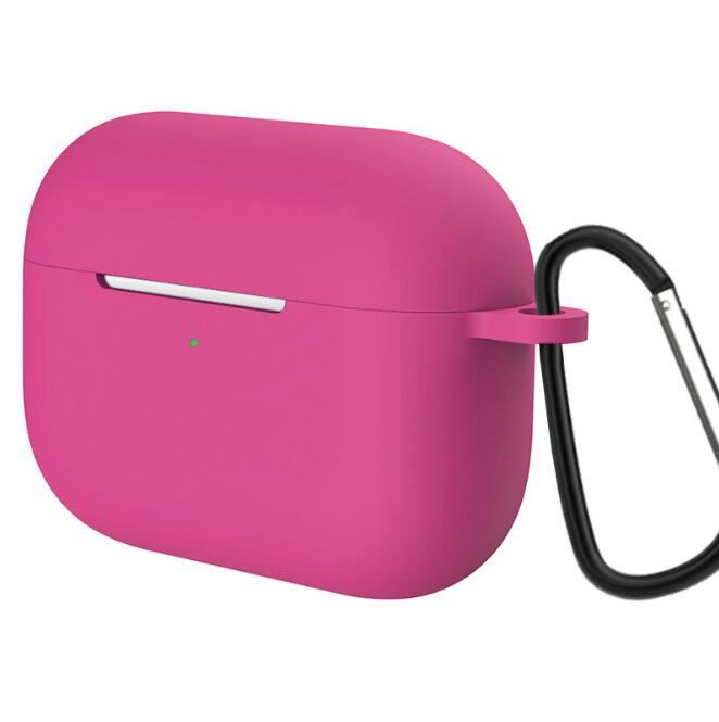 Ultra-dünne Silikon Fall Für Apple Airpods Pro Kopfhörer Fall Drahtlose Bluetooth Headset Abdeckung Stoßfest Tasche Für Air schoten pro 3: rose