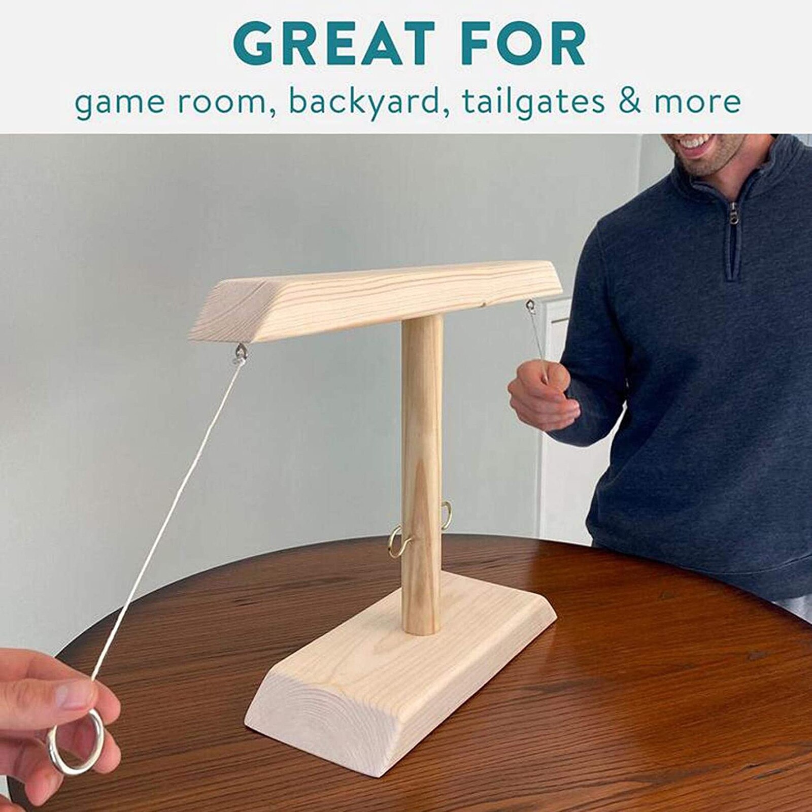 Party Bar Drink Interactieve Speelgoed Verzamelen Games Ring Toss Haak Met Shot Ladder Bundel Houten Loop Cultiveren Relatie Speelgoed