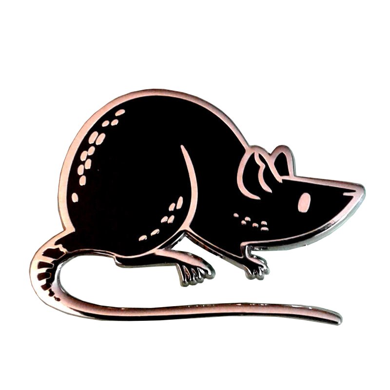 Rat Harde Emaille Pin Badge