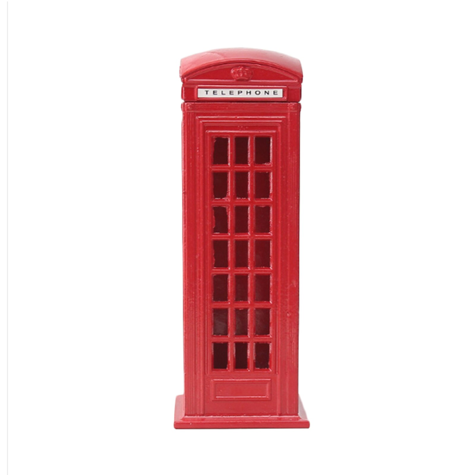 Legering engelsk london telefonboks bank møntbank sparekasse sparegris rød telefonboks: A1