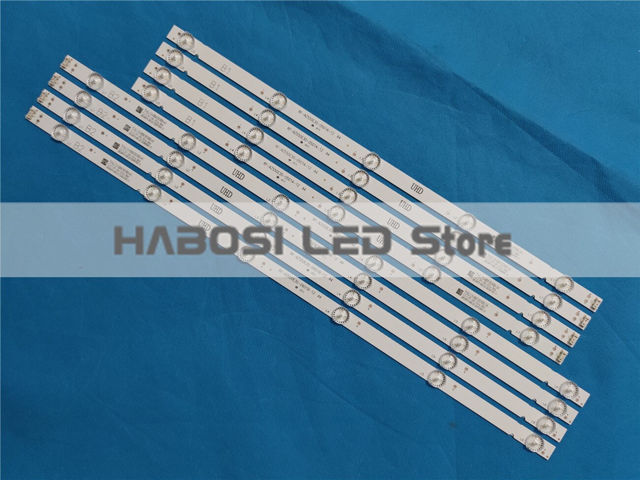 8Pcs/Kit 55UJ6200 Ua 55UJ620Y Ta 55UJ620V Za 55LJ620V 55UJ6000 PTV55U21 55U5A LC550EGJ Sk A4 Rf AZ550E30 0501A 12 0601B 20