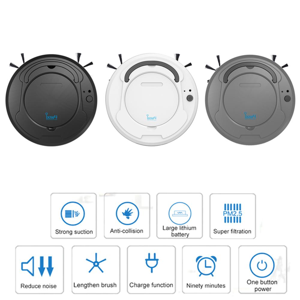 1800Pa Multifunctional Smart Floor Cleaner 3-In-1 Auto Rechargeable Smart Sweeping Robot Anti Sweeping Vacuum Cleaner