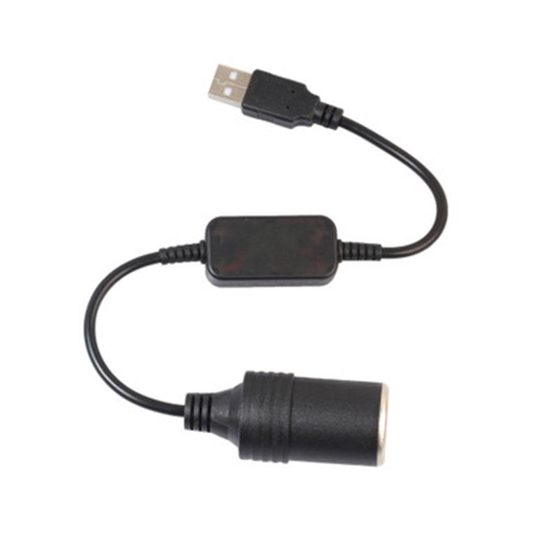1pc 5V USB Zu 12V Zigarette Leichter Buchse USB Zigarette Leichter Adapter Konverter Auto Elektronik Zubehör