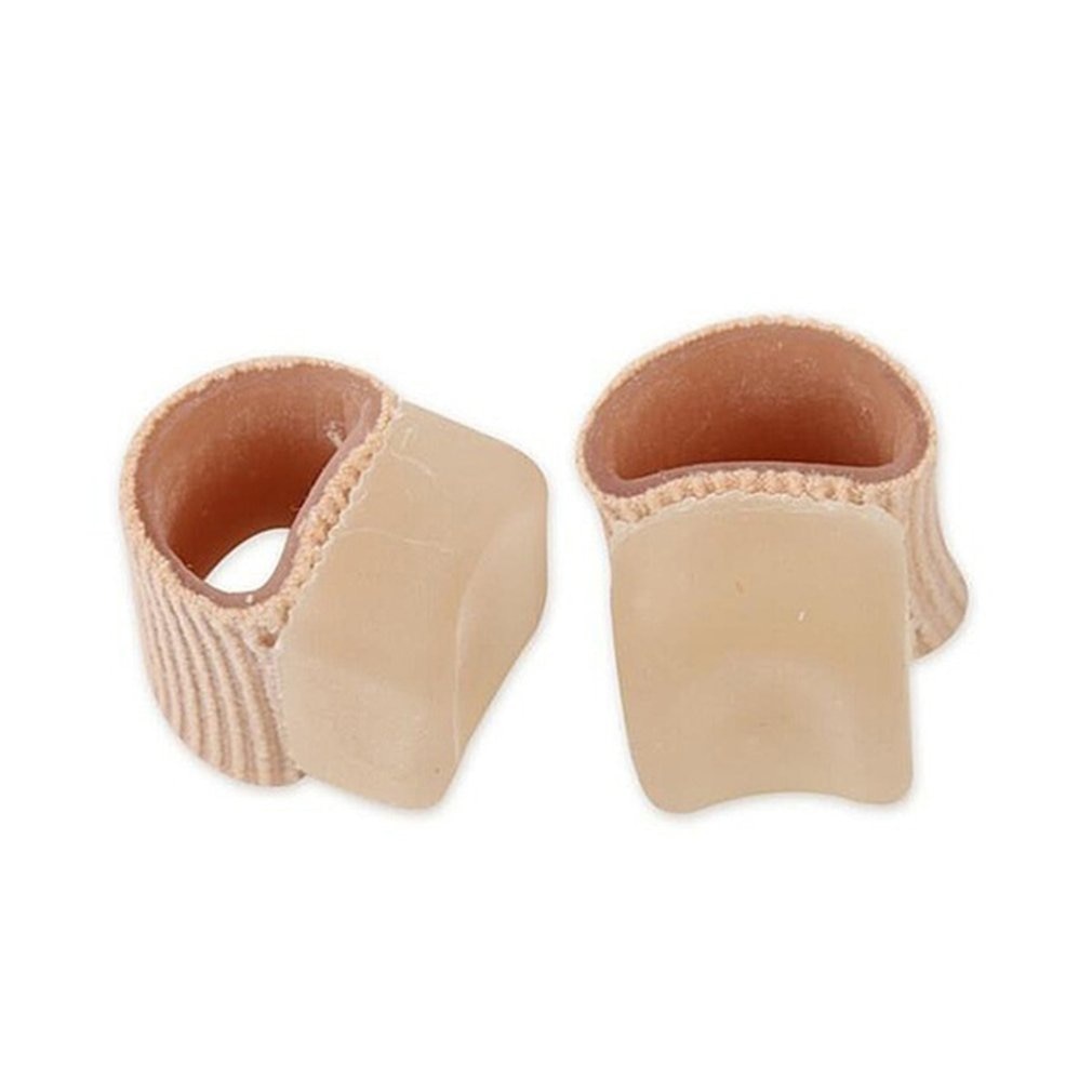 1 pc høj elastisk tå finger glattejern hammer tå hallux valgus korrektor bandage tå separator fodpleje bandage