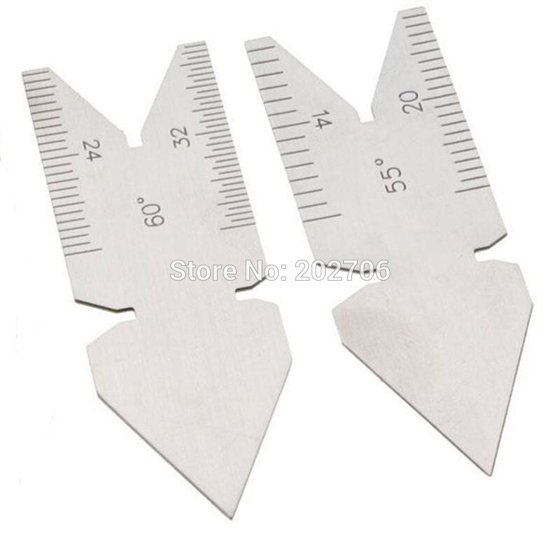 60 degree 55 degree Inch Metric Screw Thread Pitch Gauge Center Gauge Measuring Lathe Tool 3pcs/lot