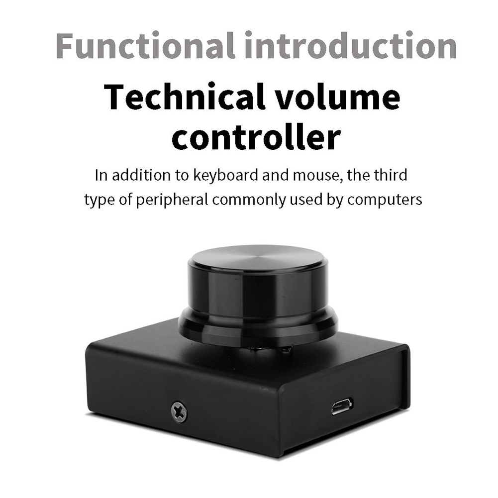 USB Volume Control Lossless Computer Speaker Volume Controller Knob Adjuster Digital Control With One Key Mute Function 볼륨 컨트롤러
