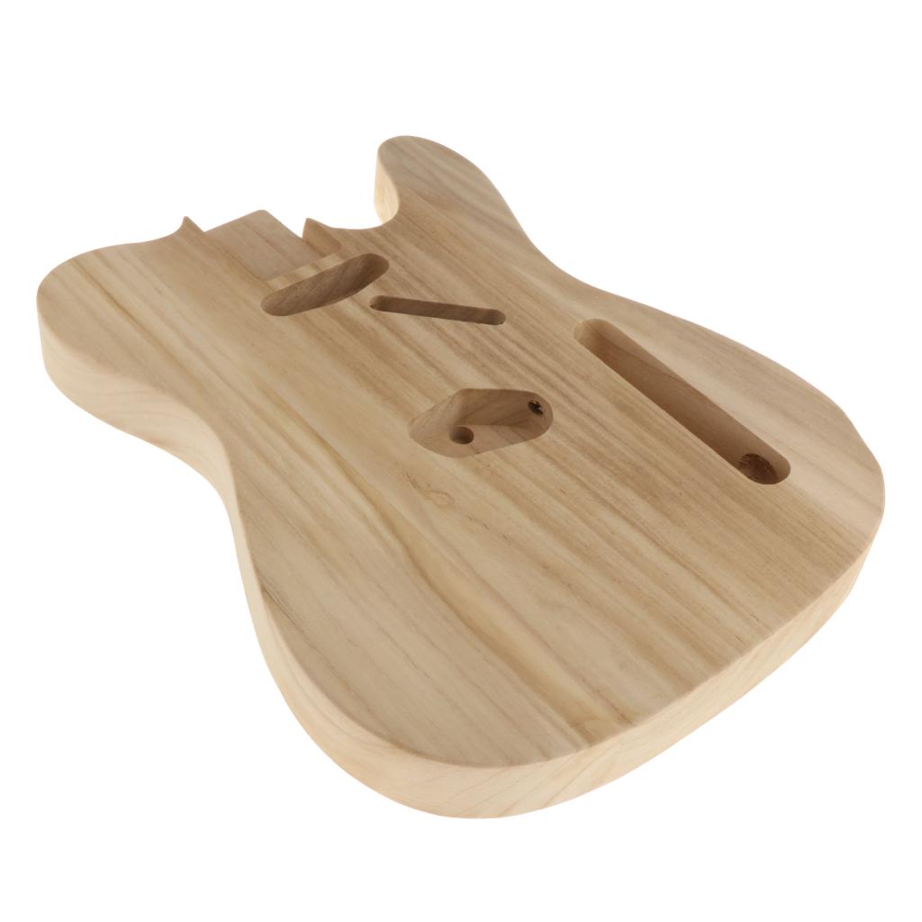 1pc DIY Unfinished Guitar Body Blank Maple Wood Handcrafts fits TL Electric Guitar Accessory
