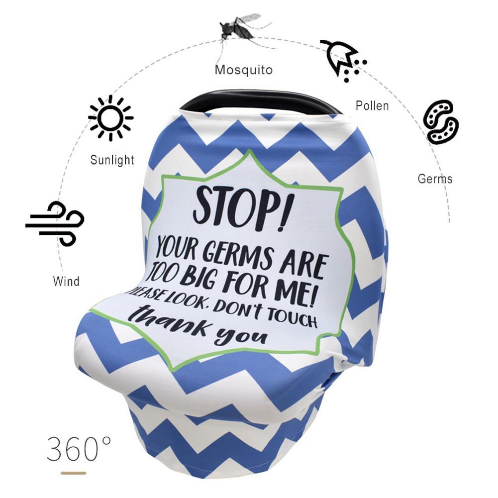 Baby Car Seat Cover with Safety Warning No Touchin... Grandado