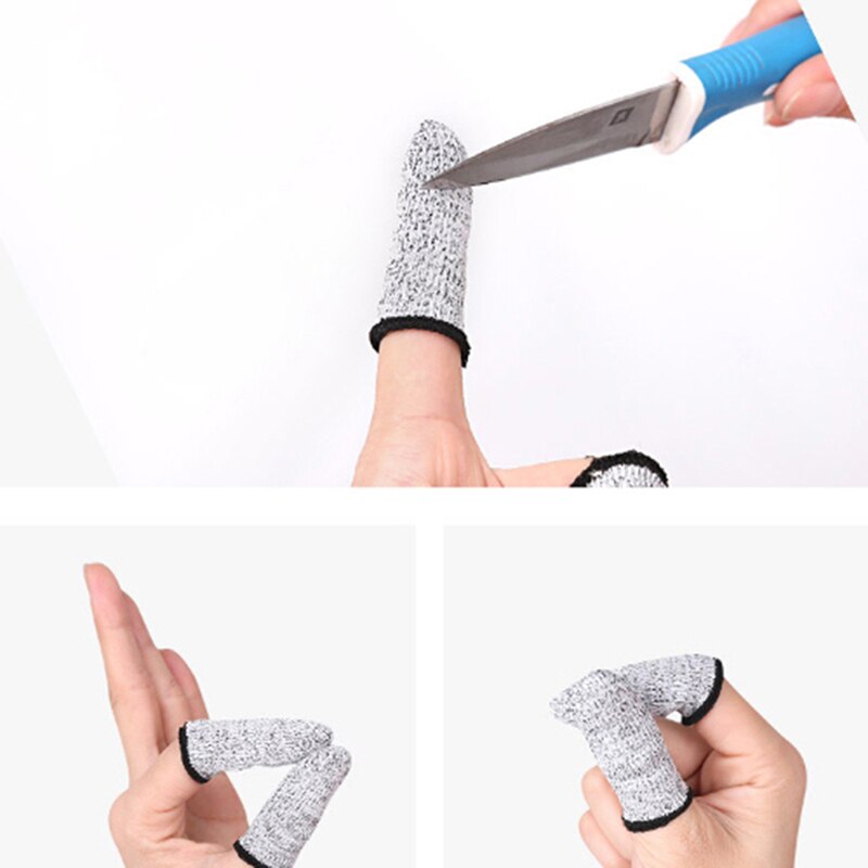 Anti-Cut Finger Cover Finger Protector Sleeve Cover Finger Peel Fingertip Gloves Picking Finger Cover Kitchen Tools