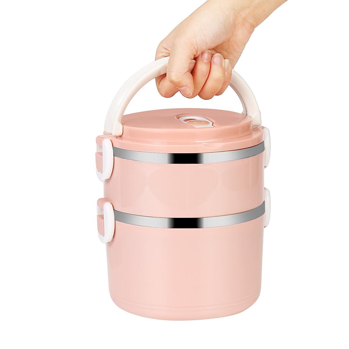 Bento lunchbox draagbaar roestvrij staal thermisch geïsoleerd maaltijd per voedselcontainer keuken lunchbox voor kinderen kinderen volwassenen