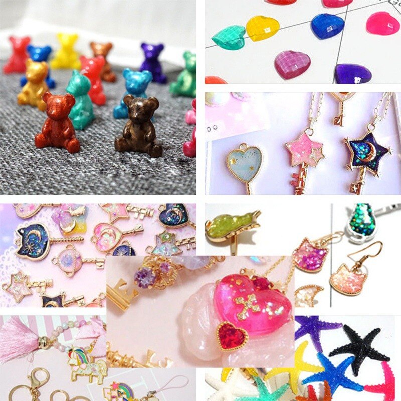 UV Resin Epoxy DIY Jewelry Making Transparent Hard Curing Activated Craft Home Garden Arts Crafts Sewing DIY Craft Supplies