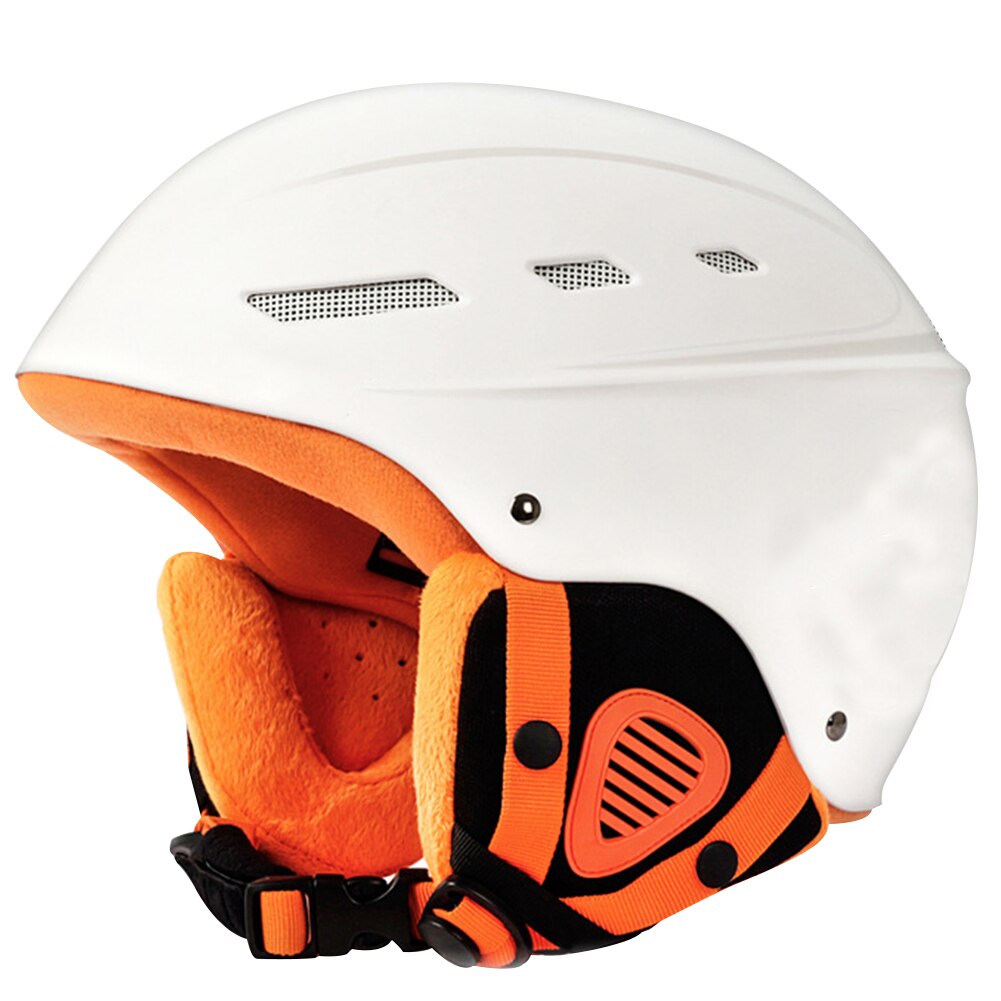Heren dames ademend draagbaar skihelm bescherming snowboard sneeuwsport verstelbaar volwassen winter warm met gespen