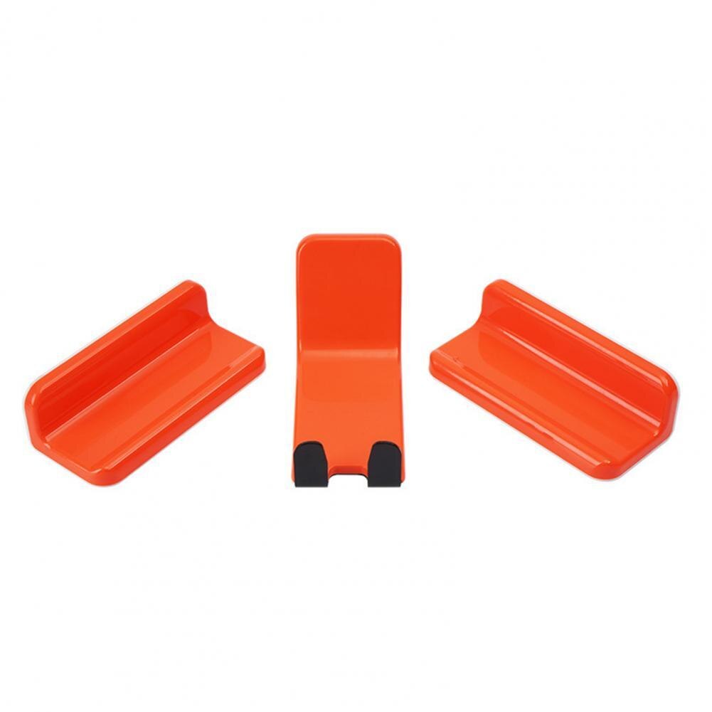 Hoge Carbon Staal Pedaal Muur Haak Anti-Corrosie Gewoon Installeren Praktische Waterdicht Fiets Pedaal Hanger: Dark Orange