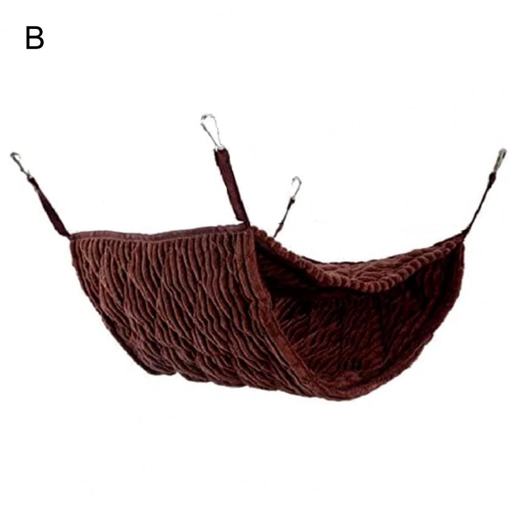 Cama tipo túnel para ratas, cueva espacial grande, casa de ardilla de doble capa, hamaca para hámster, hurón, nido para dormir para ratas, suministros para mascotas: BLANCO