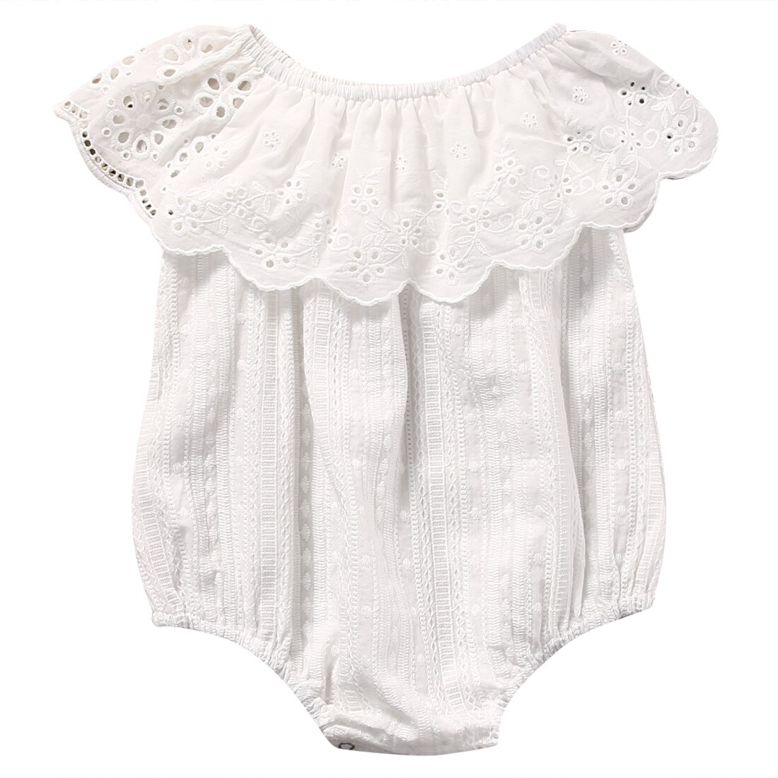 Zomer Mode Pasgeboren Baby Baby Meisje Ruches Bodysuit Korte Mouw Jumpsuit Outfits Leuke Babies Kids Sunsuit Kleren