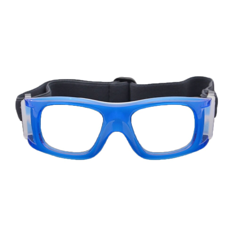 Sports Football Basketball Badminton Goggles Eye Protection Glasses Eyewear Sports Goggles Eye Protection Glasses Eyewear Glass: Transparent Blue
