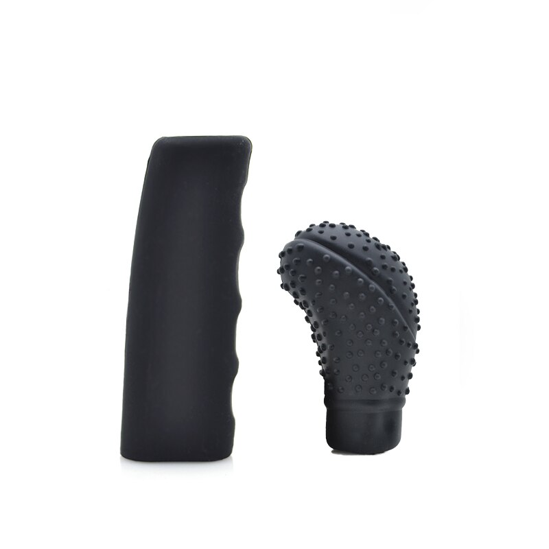 Bil gummi gearknop dæksel håndbremse til mercedes benz  w211 w203 w204 w210 w124 amg  w202 cla  w212 w220 clk 63 r f700: B-sort