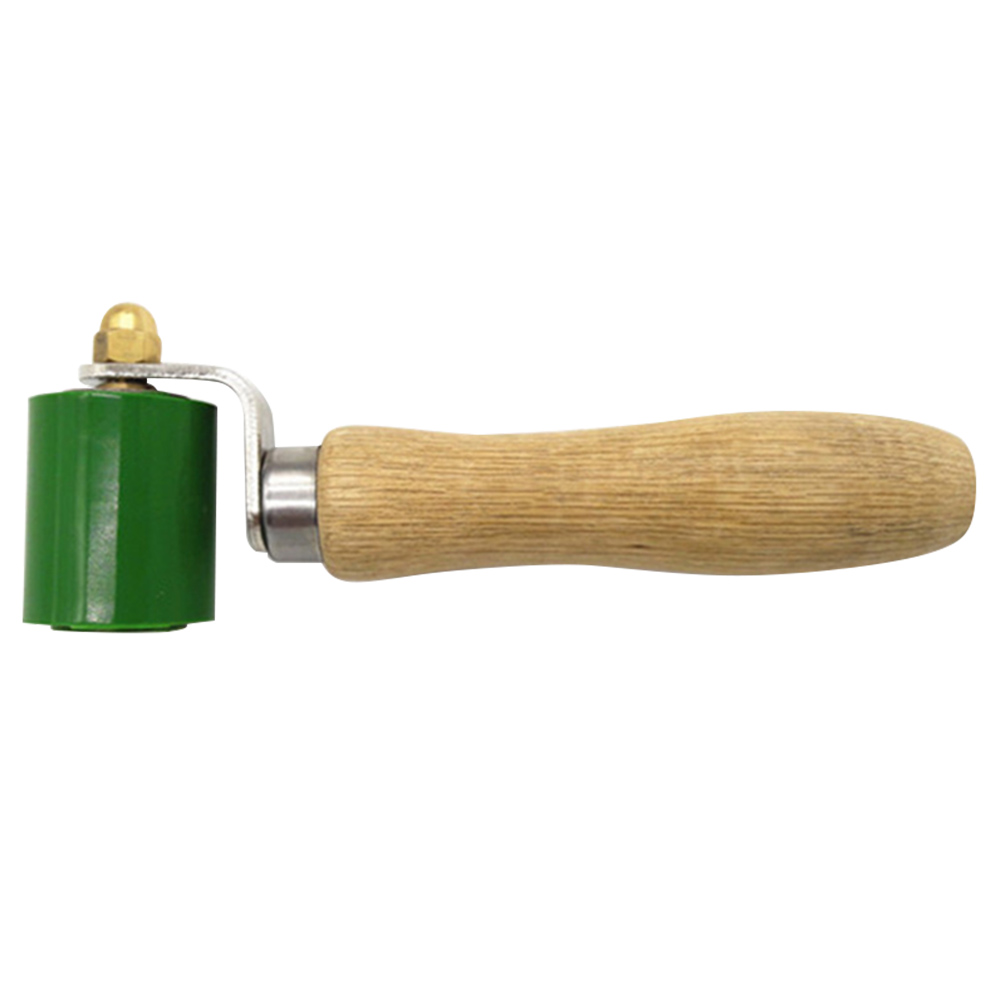 Pvc vandtæt svejseværktøj håndrulle 40mm silikone højtemperaturbestandig søm håndtrykrulle tagdækning: Grøn