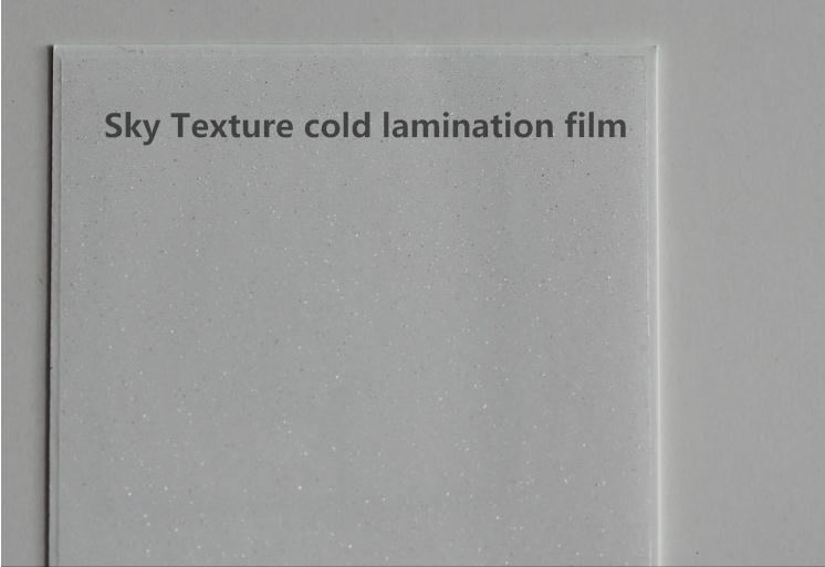 A6/A5/A4/A3 tamanho Céu textura de laminação a frio filme de pvc para o álbum de fotos