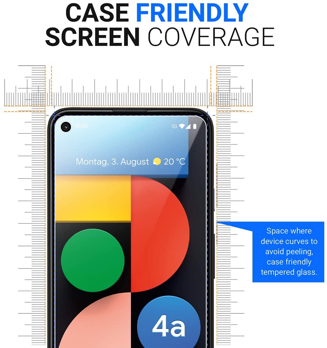 Tempered Glass Screen for Google Pixel 7 7 Pro 6a 6 6 Pro Screen Protector HD Scratch Resistant Full Screen Tempered Film