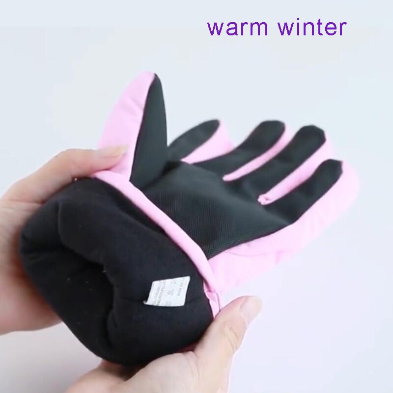 Vrouwen Ski Handschoenen Snowboard Handschoenen Sneeuwscooter Motorrijden Winter Handschoenen Winddicht Waterdicht Sneeuw Handschoenen