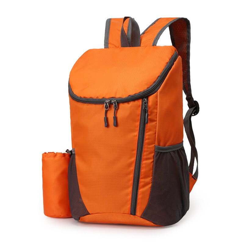 Waterproof Foldable Outdoor Sports Backpacks,Hiking Camping Climbing Travel Backpacks For Mens,Lightweight Trekking Rucksacks: Orange