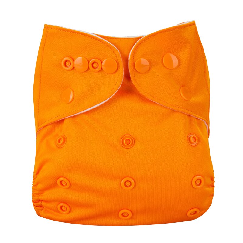 Pañales de bebé lavables reutilizables, pañal para bebés de tela impermeable para recién nacidos, pañal de bebé con bolsillo, cubierta de pañal sólida para recién nacidos: 06