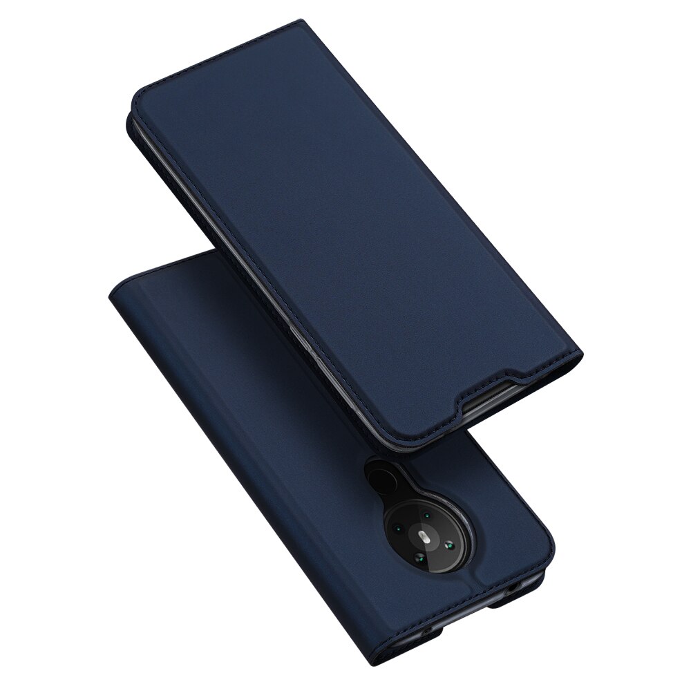 For Nokia 5.3 Case DUX DUCIS Skin Pro Series Flip Wallet Leather Case for Nokia 5.3 TA-1234 Cover with Card Slot Accessories: Dark Blue
