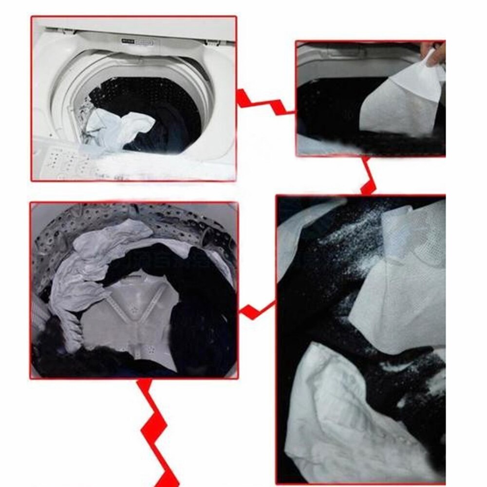 20/50/100pcs Washing Machine Use Dyeing Cloth Laundry Papers Proof Color Catcher Grabber Cloth Absorption Washer Using