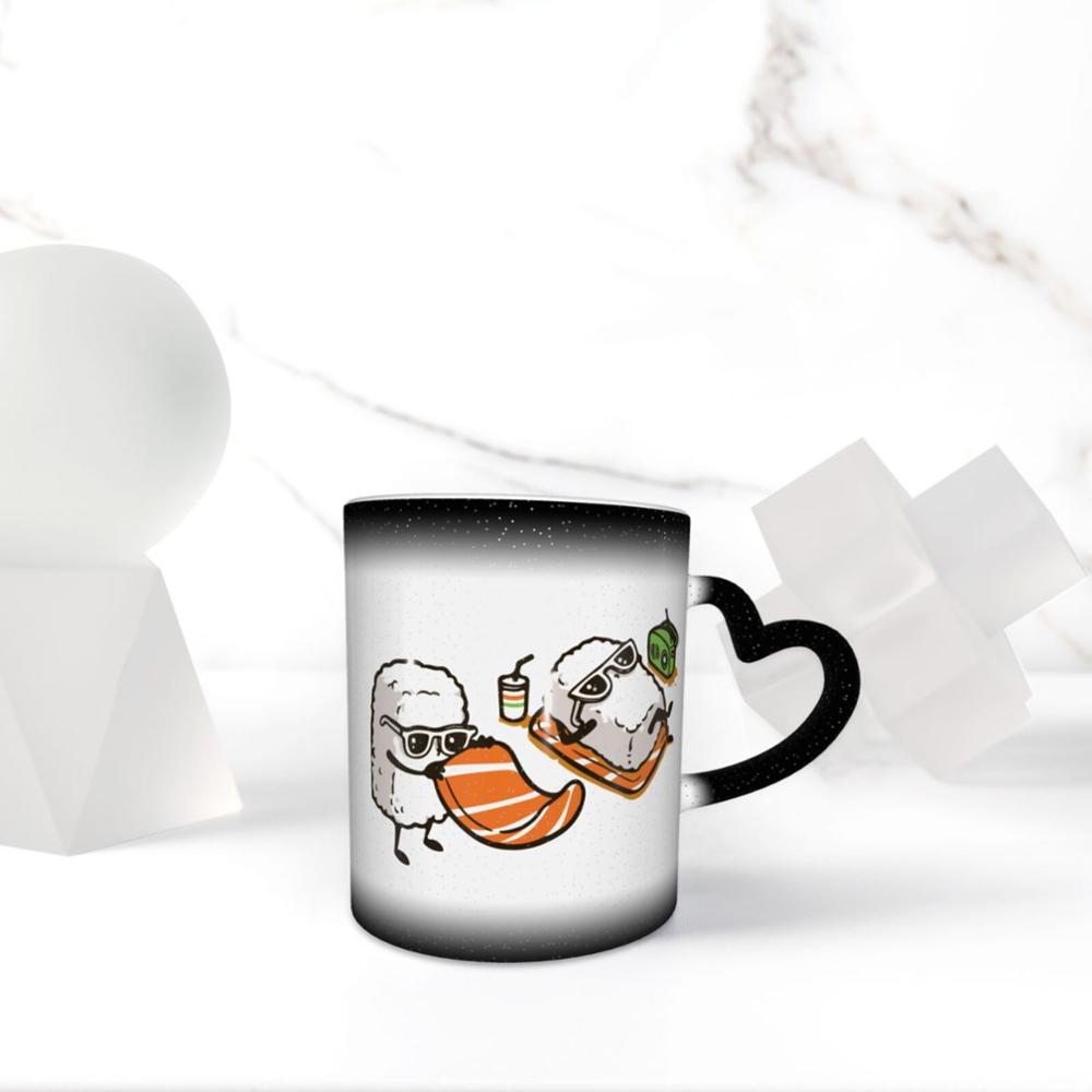 Sashimi Sushi Knuffel Koffie K Mokken Glas Cups Tazas Set Wegwerp Solo Houder Donut Grappig Halloween Tasse Canecas Vrienden Термос